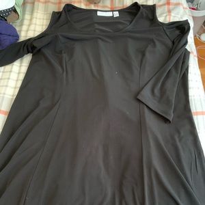 Size large cold shoulder dress